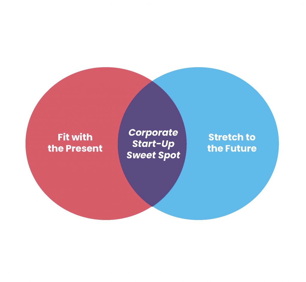 The Corporate Start-Up Sweet Spot Diagram