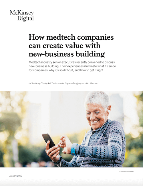 How medtech companies can create value with new-business building | Effectus Research
